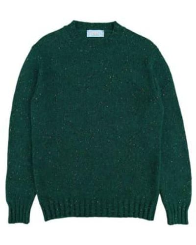 Fresh Bruce Crew Neck Sweater Green - Verde