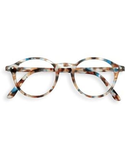 Izipizi Tortoise Style D Reading Glasses - Metallic