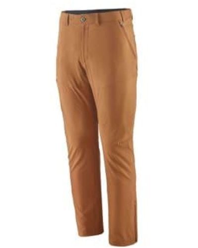 Patagonia Terravia Trail Trousers Tree Ring 30 - Brown