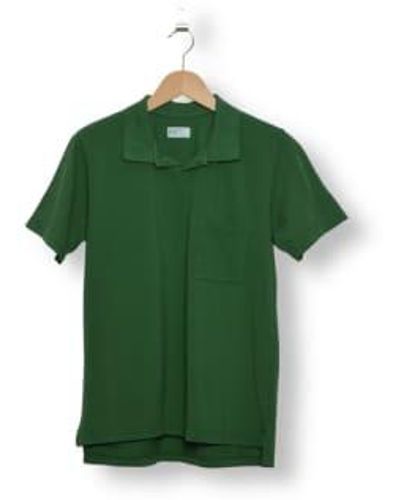Universal Works Vacation polo piquet 28603 - Vert