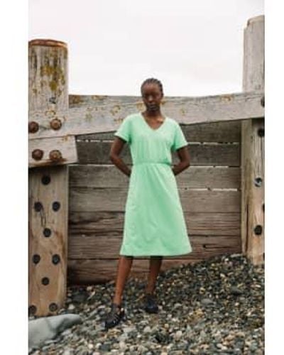 Beaumont Organic Beryl Cotton Dress - Green