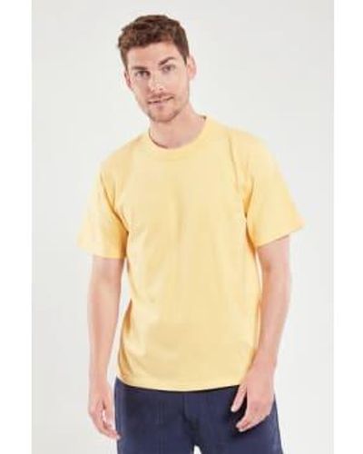 Armor Lux 72000 Heritage T Shirt In - Giallo