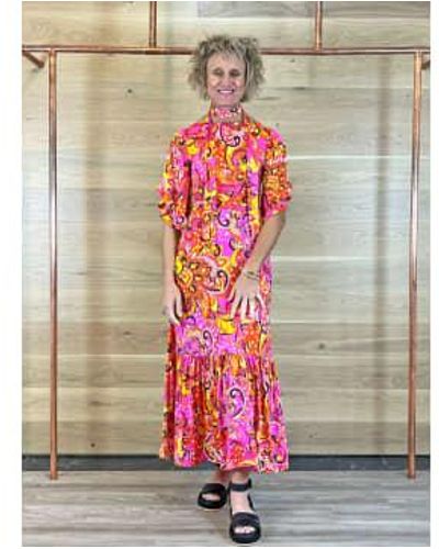 ONJENU Gabriella Dress Sol Paisley - Multicolore