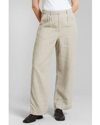 Dedicated Ecru Vickleby Linen Pants - Neutro