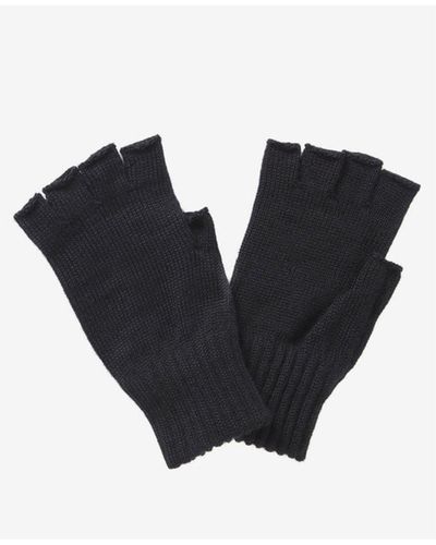 Barbour Guantes negros sin do