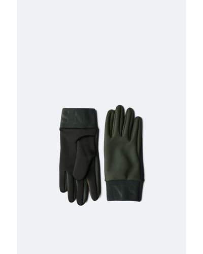 Rains 1672 Gloves Green - Black
