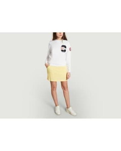 Colmar Cotton Sweatshirt With Patches S - White