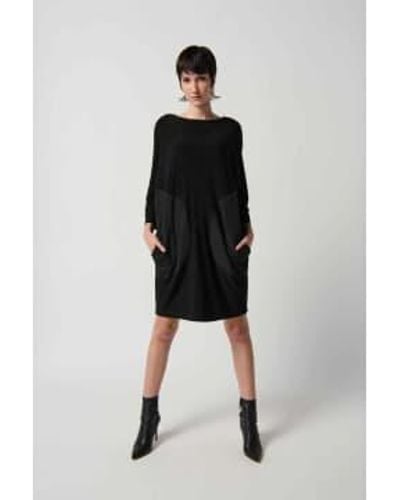 Joseph Ribkoff Silky Knit And Memory Cocoon Dress 10 - Black