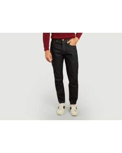 The Unbranded Brand Ub 601 Relaxed Tapered 14 5 Oz Selvedge Jeans - Multicolore