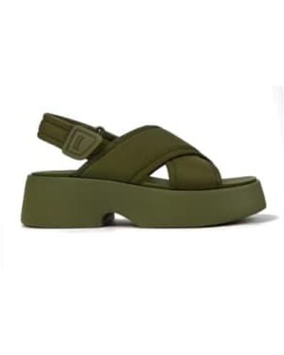 Camper Tasha crossover sandal - Grün
