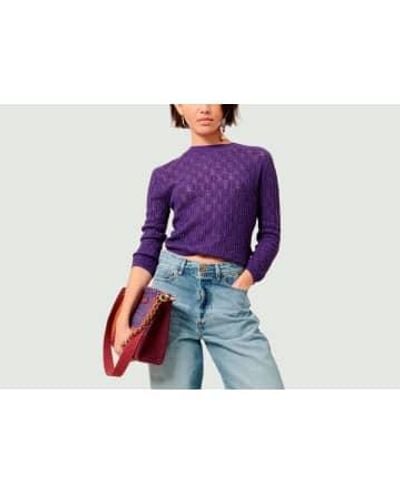 Sessun Rosalinda Sweater Xs - Purple