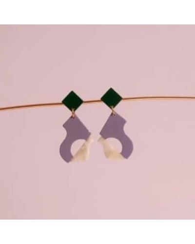 Apres Ski Abya Lilac Earrings - Rosa