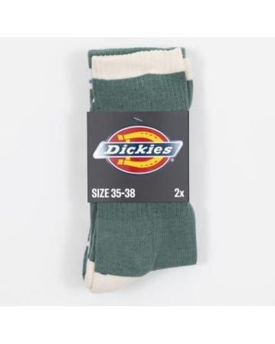 Dickies 2 Pack Glade Spring Socks In Stripe - Grigio