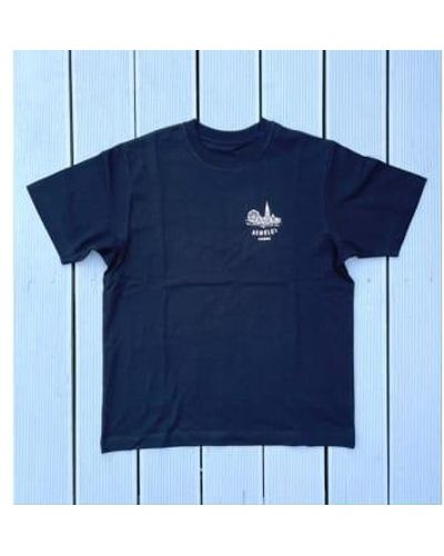 ARNOLD's Skyline T-shirt Heavyweight L - Blue