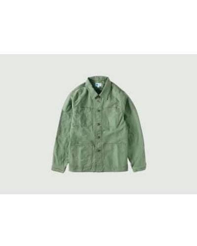 Japan Blue Jeans Coverall Cotton Jacket M - Green