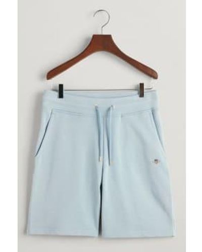 GANT Pantalones cortos portivos en azul paloma 2009027 474