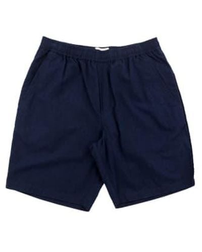 Folk Pantalones cortos ensamblaje críveres azul marino