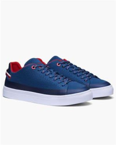 Swims Sneaker park en marine / rouge 21373-918 - Bleu