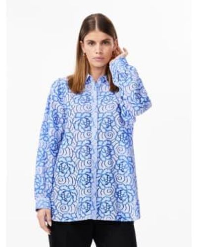 Y.A.S | chemise isa ls - Bleu