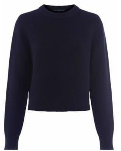 French Connection Lilly Mozart Crew Neck Jumper 2 - Blu