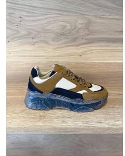 Summum Sneakers With Soles Wood 37 - Blue