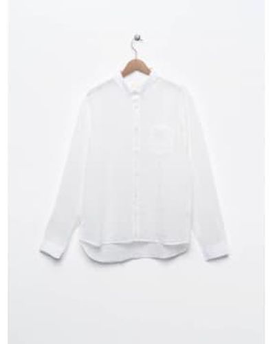 La Paz Branco Shirt Ecru Linen L - White
