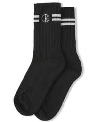 POLAR SKATE Socken mit Stoke-Logo - Schwarz