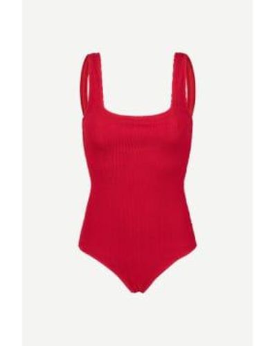 Samsøe & Samsøe Sarin Swimsuit True / Xs - Red