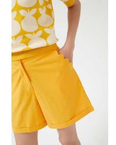 Compañía Fantástica Diamonds Knit Pullover - Yellow