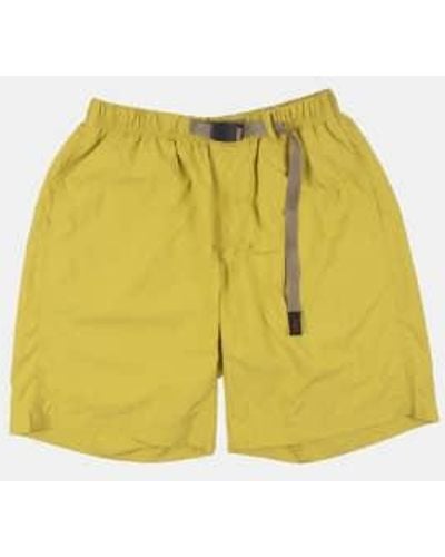 Gramicci Nylon Loose Shorts - Yellow