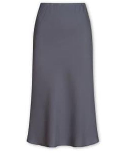 Silk95five Chamonix Long Skirt S / Fonce - Gray
