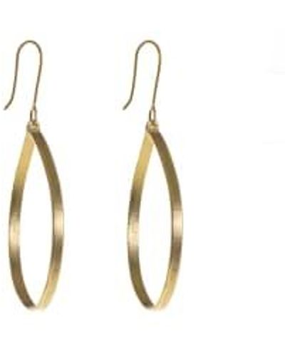 Just Trade Ruthi Round Earrings Large - Metallizzato