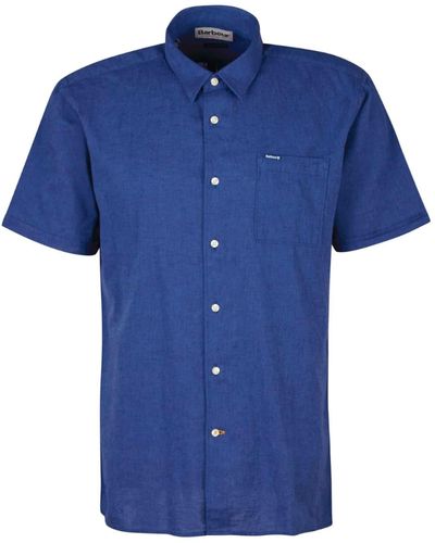 Barbour Camisa verano manga corta nelson - Azul