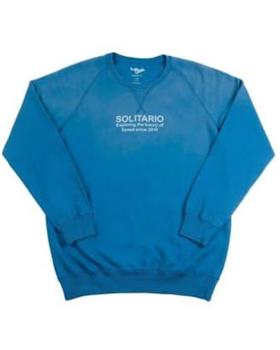 El Solitario Luxury Of Speed Sweatshirt Faded S - Blue