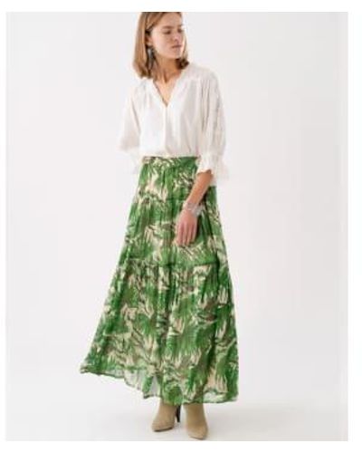 Lolly's Laundry Sunset Maxi Skirt Xs - Green
