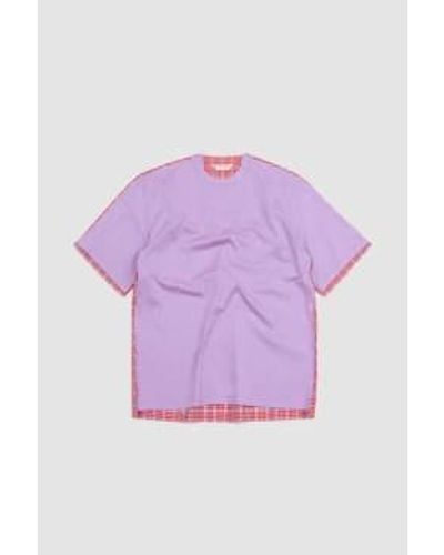 Marni Organic Cotton Jersey T-shirt Light Orchid 46 - Purple