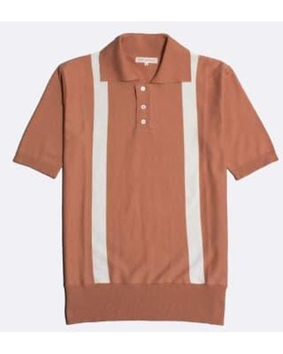 Far Afield Polo Cole Duo Short Sleeves 2xl - Brown