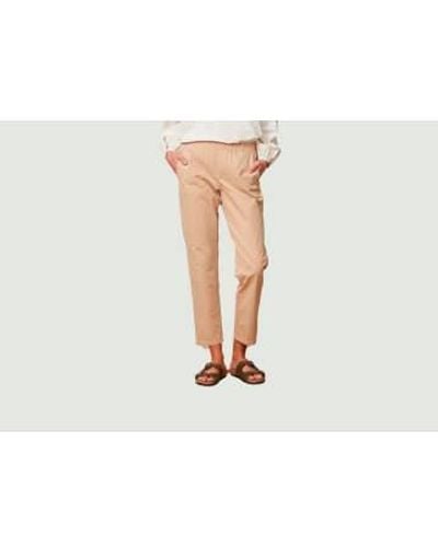 Hartford Paolo 7/8ths Straight Trousers 4 - White