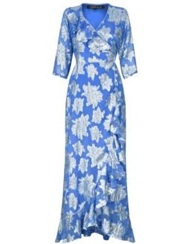 Stardust Cornflower Flamenco Dress - Blu