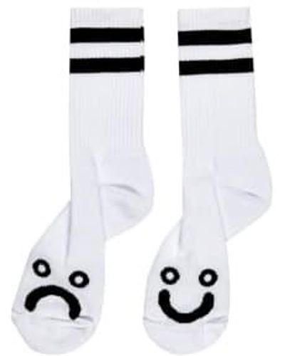 POLAR SKATE Happy Sad Socks 35/38 Eu - Black