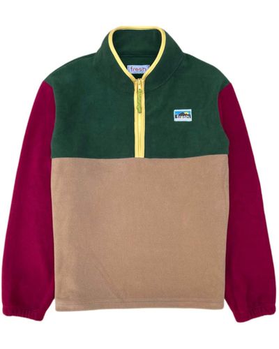 Fresh (copia) mimmo half zip fleece - Verde