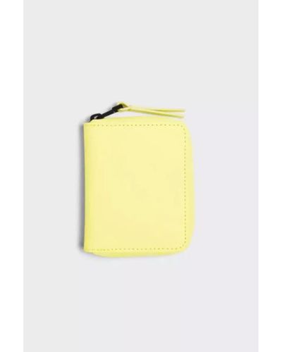 Rains Mini Yellow Wallet
