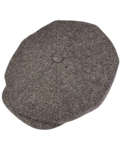 Stetson Gorra hatteras classic gris/marrón