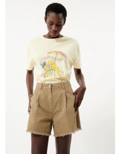 FRNCH Alyssia Shorts / Xs - Natural