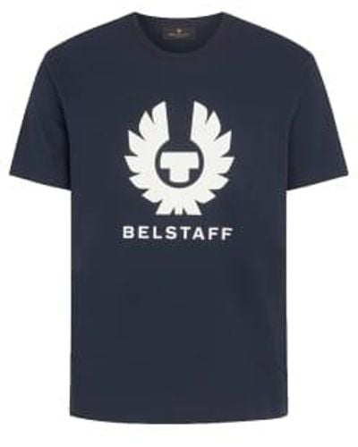 Belstaff Phoenix T-Shirt Dunkle Tinte - Blau