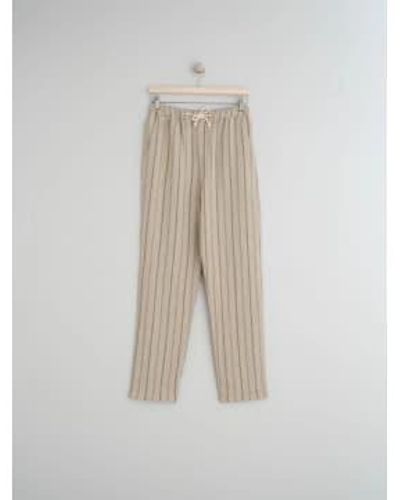indi & cold Ecru Tommy Canvas Trousers Size 36 - White