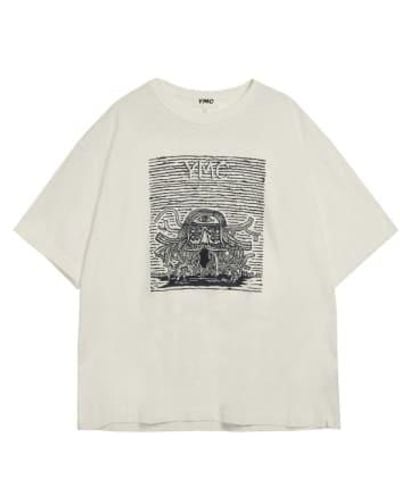 YMC T-shirt mystery machine blanc - Gris