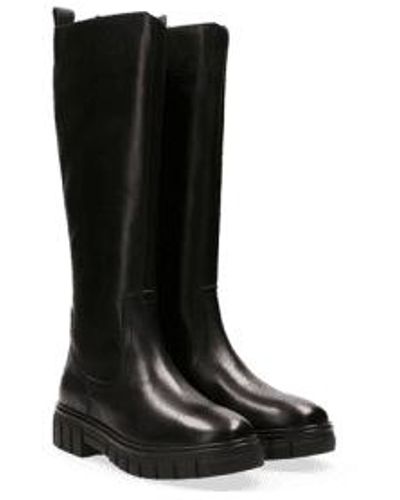 Maruti Bottes cuir noir thom