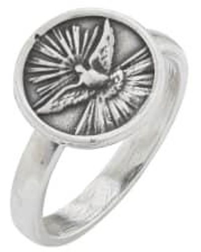 WINDOW DRESSING THE SOUL Wdts Dove Of Peace Ring - Metallic