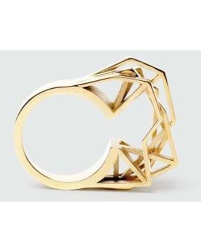 RADIAN jewellery Solitaire Ring Or Or Gold - Metallizzato